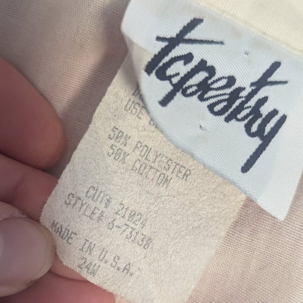 Vintage Tapestry Patchwork Button Shirt Floral Bo… - image 5